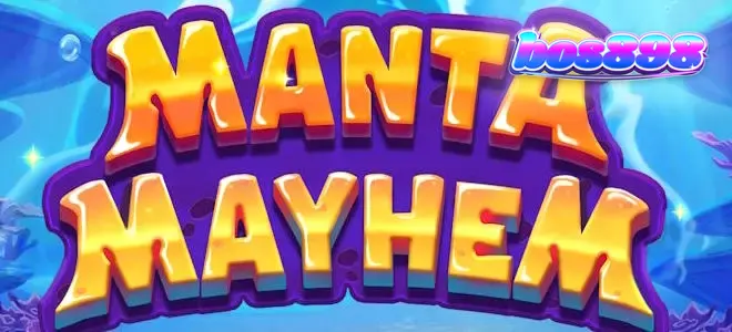 Tampilan visual slot Manta Mayhem dengan tema bawah laut yang penuh warna.